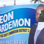 Man arrested after he allegedly vandalized campaign signs for Miami-Dade Commission candidate Keon Hardemon