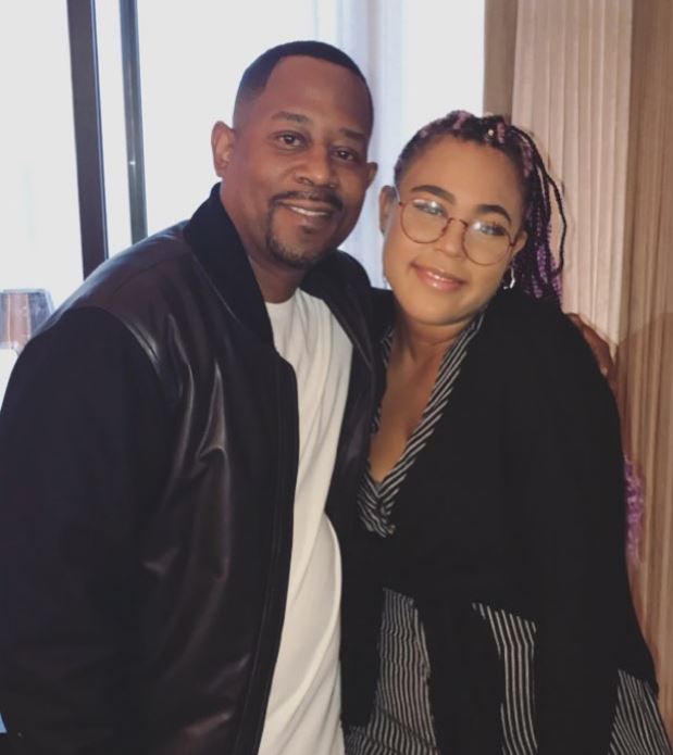 Martin Lawrence with daughter Amara Trinity Lawrence